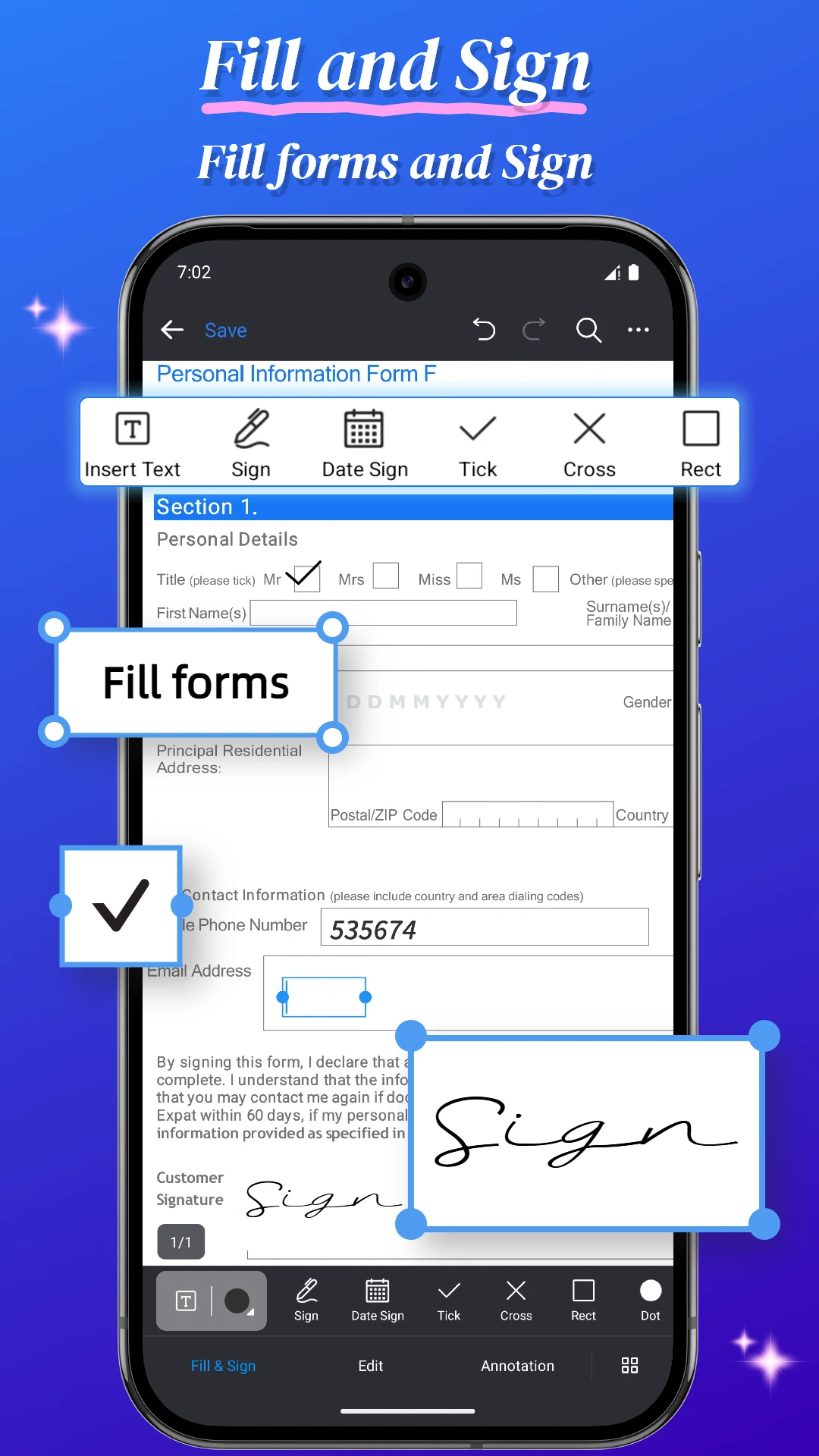 PDF Editor: PDF Fill & Sign screenshot